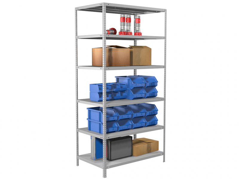 Стеллаж металлический MS Standart 200/100x60/6, купить в Сыктывкаре