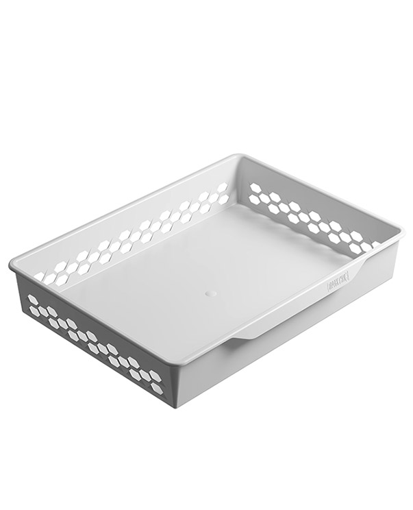 Корзина пластиковая ПРАКТИК Home GBP 60х10 белая, купить в Сыктывкаре