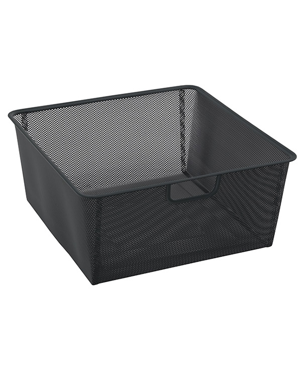 Корзина мелкосетчатая ПРАКТИК Home GBM 45х20 графит, купить в Сыктывкаре