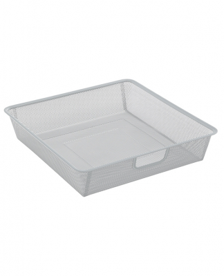 Корзина мелкосетчатая GBM 45х10 белая, купить в Сыктывкаре