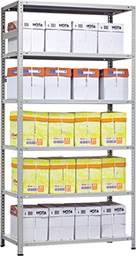 Готовые комплекты стеллажей MS Hard | до 200 кг на полку, купить в Сыктывкаре