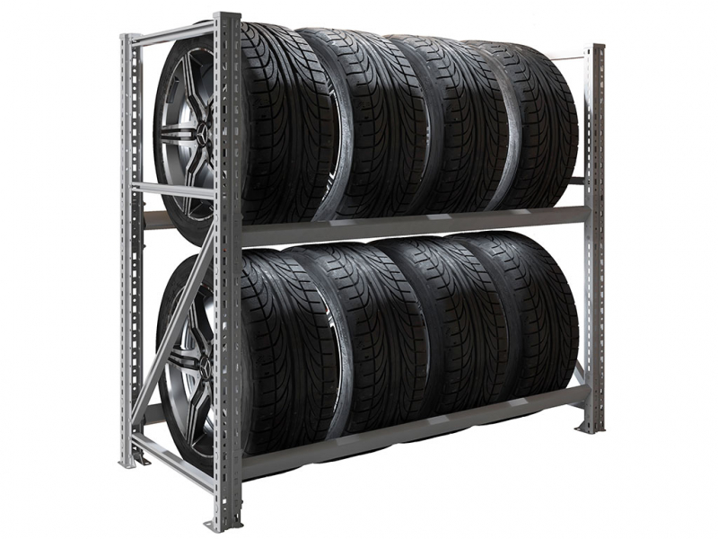 Стеллаж MS Pro 1200/1353x606 стационарный для хранения 8 шин, купить в Сыктывкаре