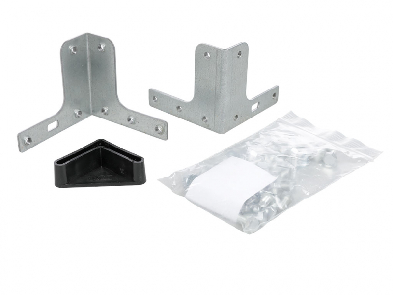 Комплект T-образного усилителя стойки (с резьбой 2 шт.+ подпятник пластиковый 1 шт.), купить в Сыктывкаре