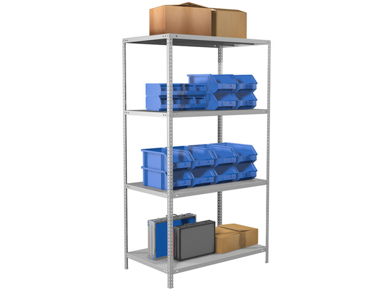 Стеллаж металлический MS Standart 185/100x60/4, купить в Сыктывкаре