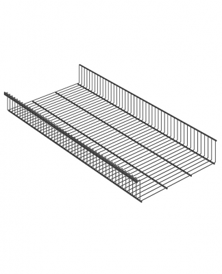 Полка-корзина GSb 90х40 графит, купить в Сыктывкаре