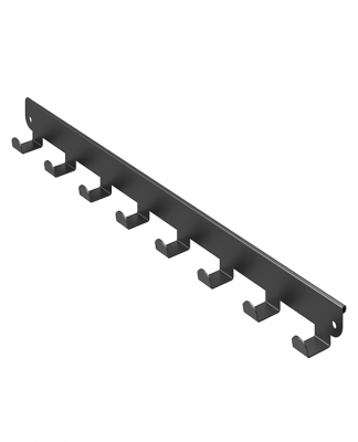 Панель с крючками боковая GHB-40 графит, купить в Сыктывкаре