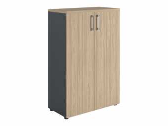 Шкаф NW 1280 закрытый вяз натуральный/антрацит, купить в Сыктывкаре