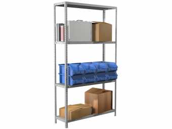 Стеллаж металлический MS Standart 185/100x40/4, купить в Сыктывкаре