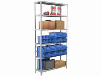 Стеллаж металлический MS Standart 200/100x40/6, купить в Сыктывкаре