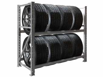 Стеллаж MS Pro 1200/1353x606 стационарный для хранения 8 шин, купить в Сыктывкаре