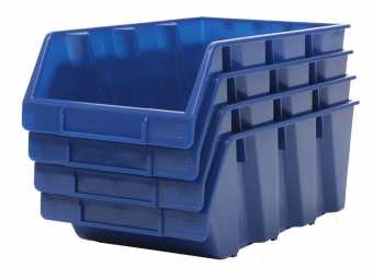 Ящик пластиковый Практик 400x230x150 синий, купить в Сыктывкаре