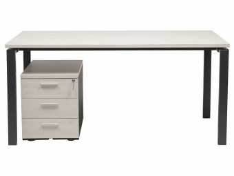 Стол NT 140x70 белое дерево/серый, купить в Сыктывкаре
